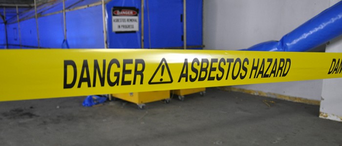 dangers of working with asbestos