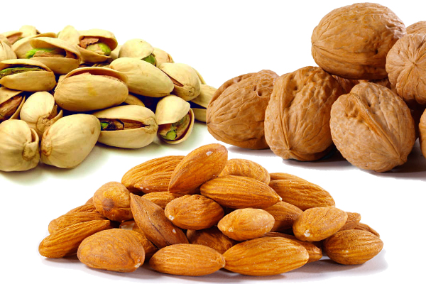 Almonds or Pistachios and Health