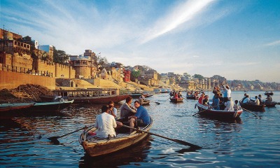 boat ride on Ganges Varanasi