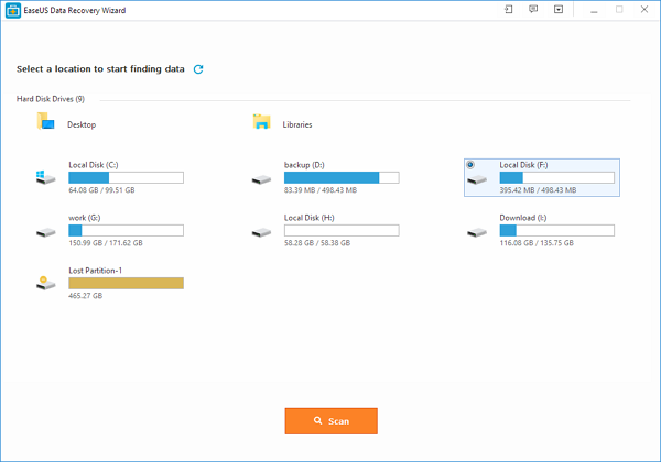 EaseUS Data Recovery Tool For Flash Drive Recovery