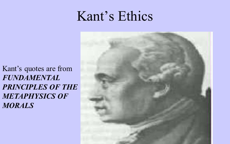Analysis of Foundations of the Metaphysics of Morals by Immanuel Kant